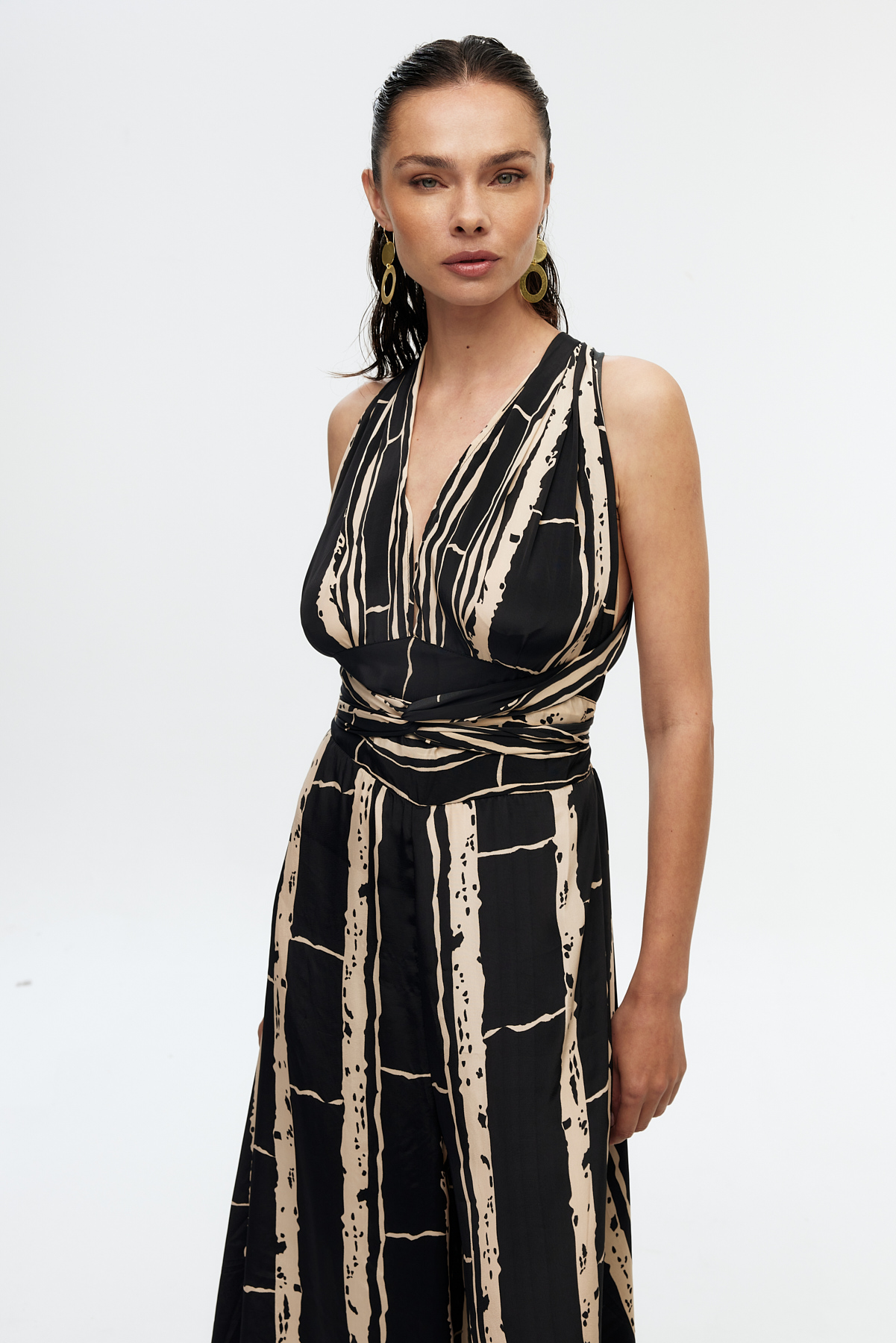 Kușaklı  maxi tulum 4