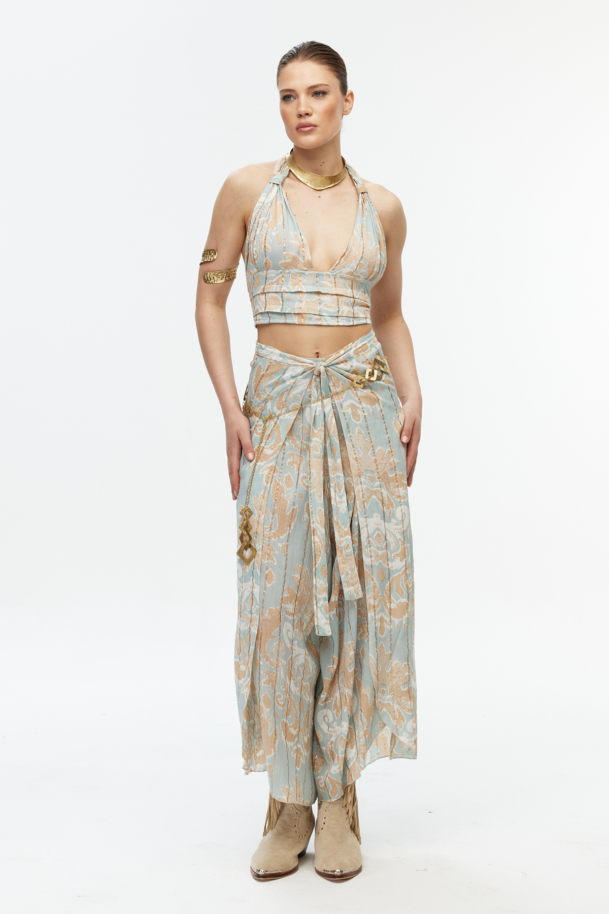 MIA blue pantolon takım
