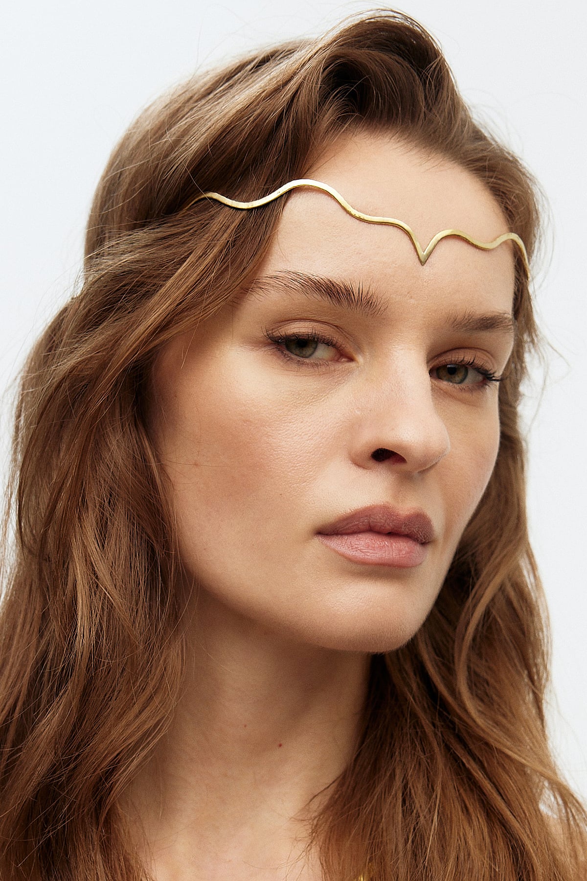 VÉLUNE Gold Wave Taç