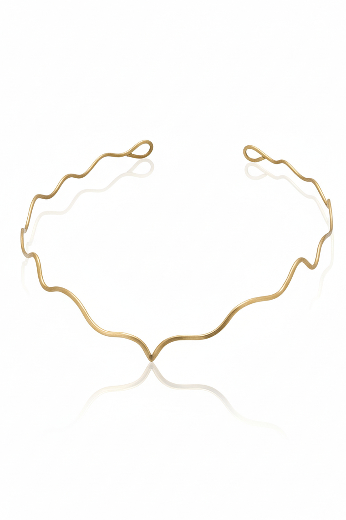 VÉLUNE Gold Wave Taç