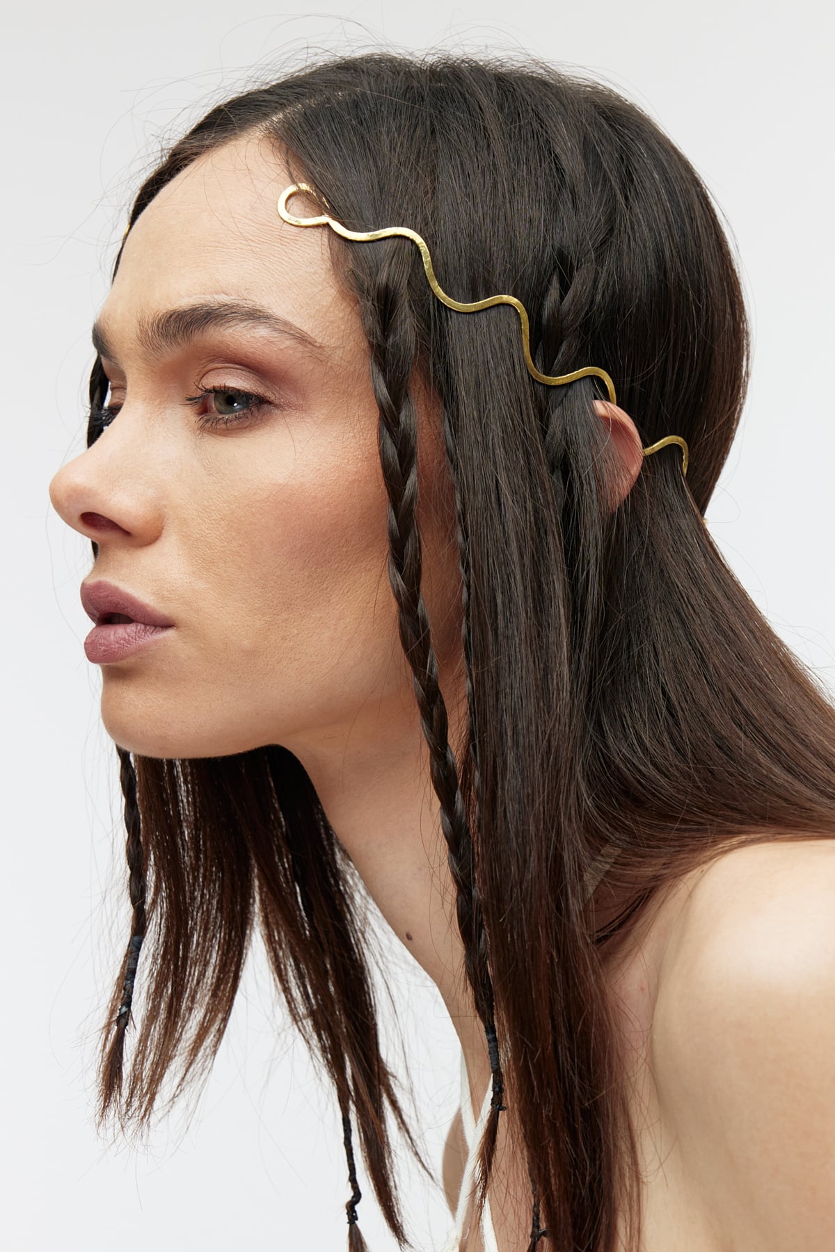 VÉLUNE Gold Wave Taç