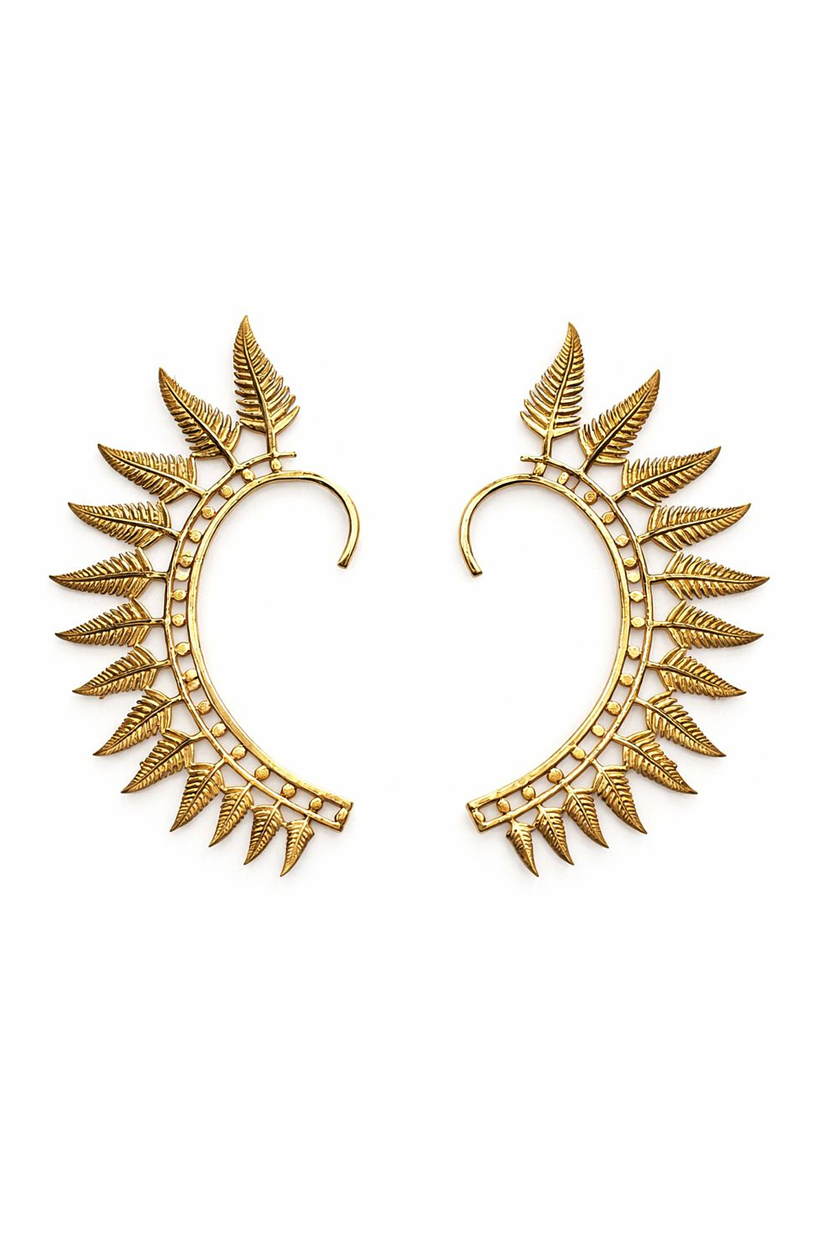 Gold Laurel Ear Cuff