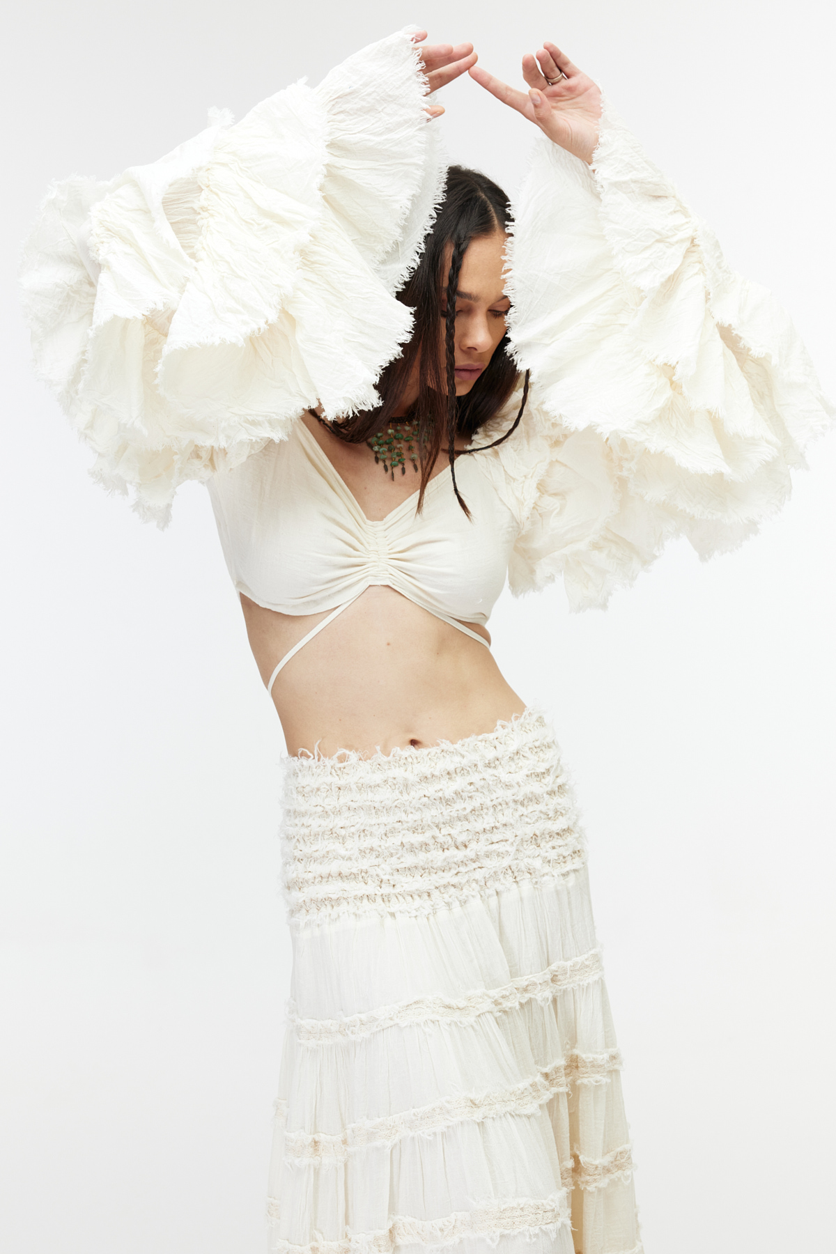 Boho chic cotton bolero 2