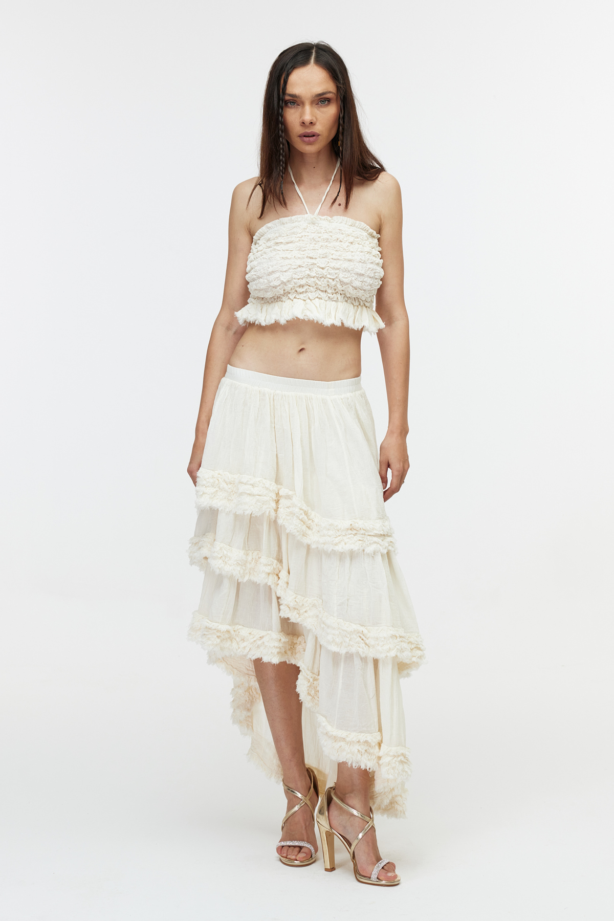 Cotton ekru bolero 2